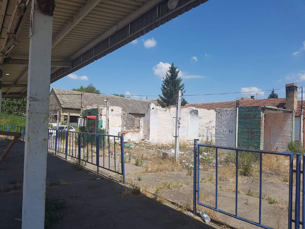 Перони у Оџацима зарасли у коров